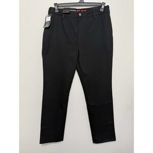 Dickies Women's Super Flex Twill Work Pants Black 12/32 Regular Mid-Rise NWT